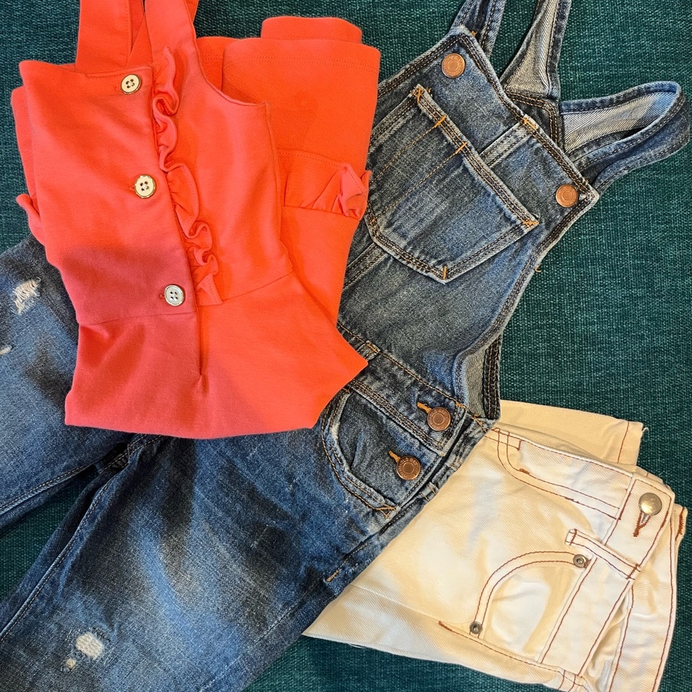 Girl Clothing Bundle Size 6,7 Jain and Jack, Old Navy, GB Girl, Athleta Girl